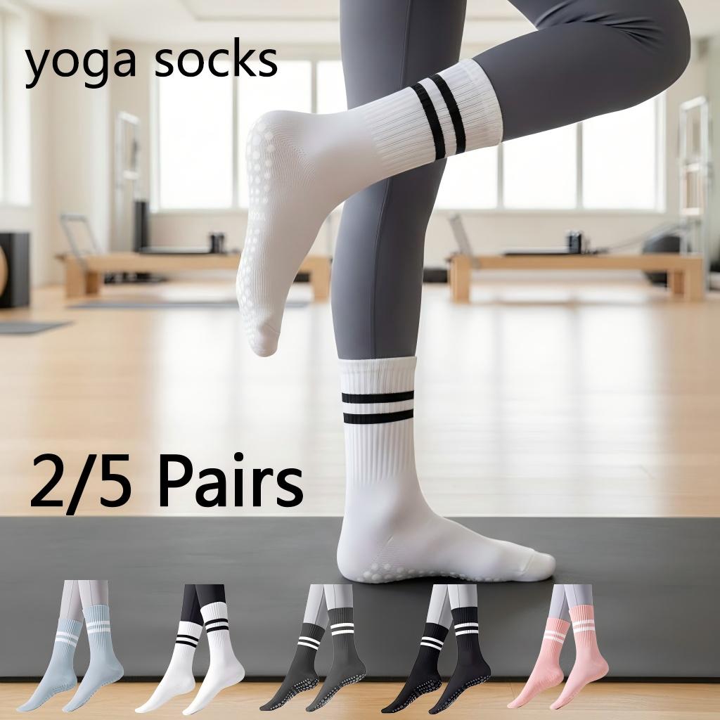 Yoga Fitness Pilates - Damskie skarpety do jogi antypoślizgowe, skarpety