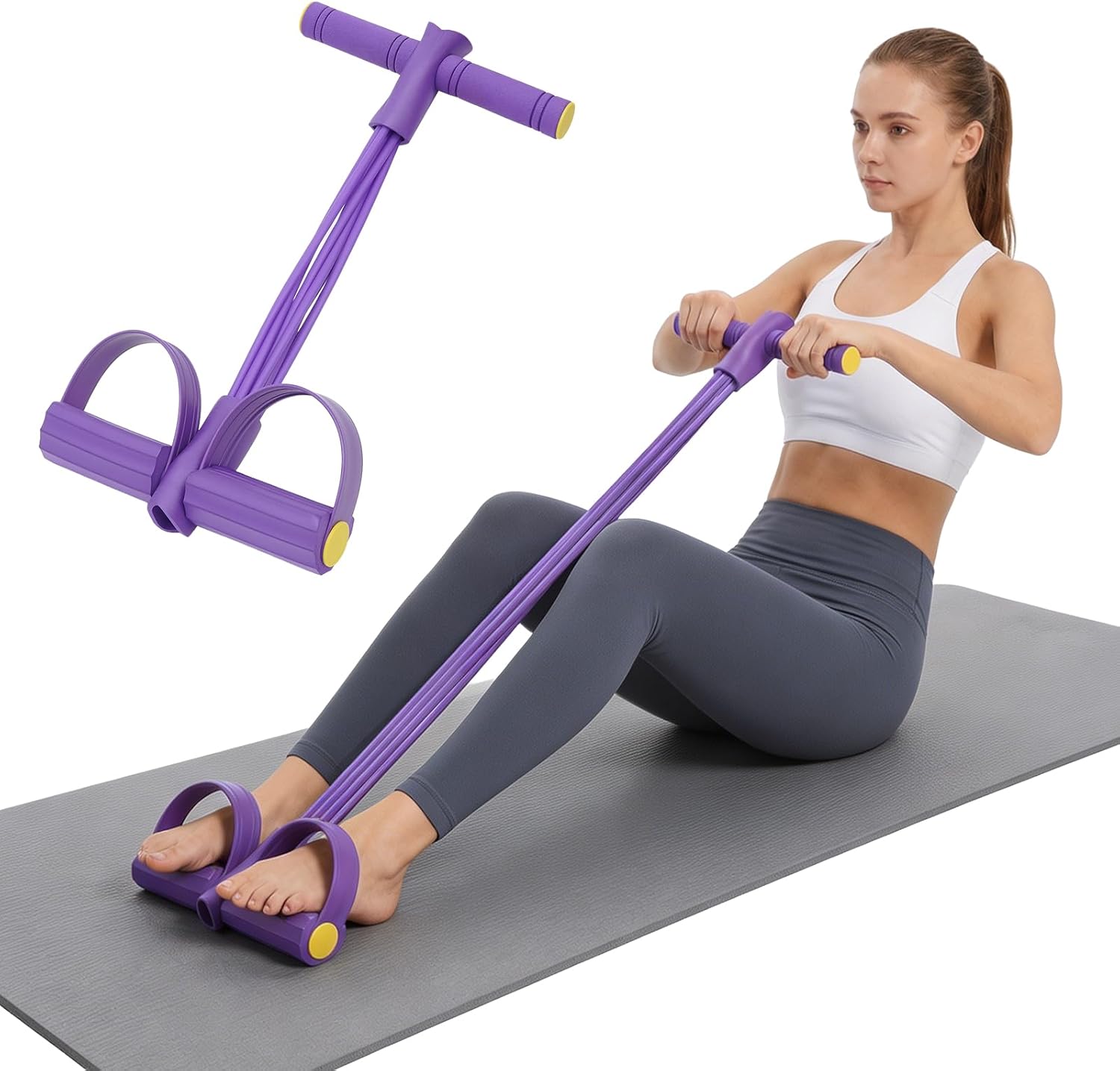 Yoga Fitness Youtube - Sześciotubowy napinacz pedałowy, wielofunkcyjny sprzęt fitness
