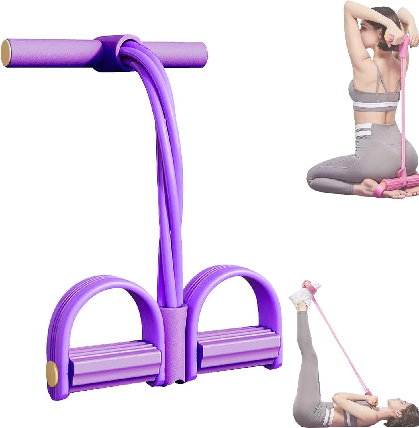 Yoga Fitness Youtube - 4/6-tubowy napinacz elastyczny, wielofunkcyjna taśma do