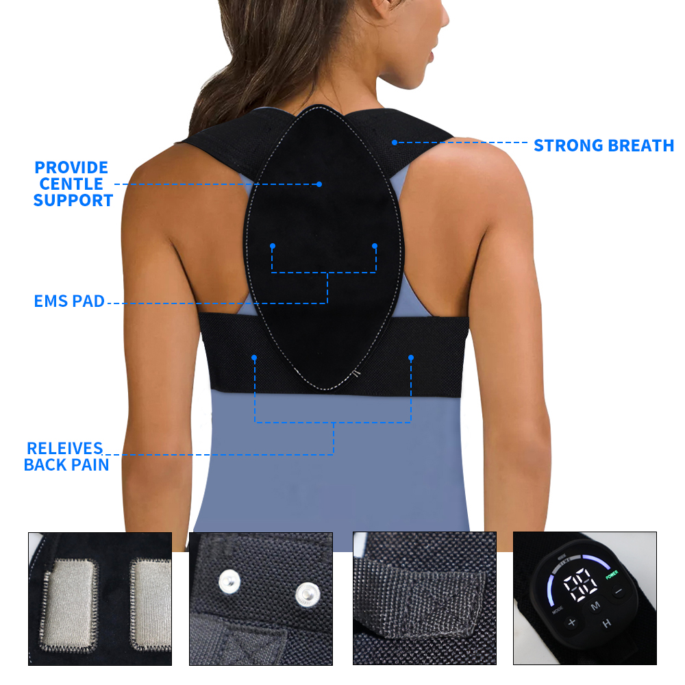 Pas korygujący postawę EMS dla – Posture Corrector Back recenzja i cena