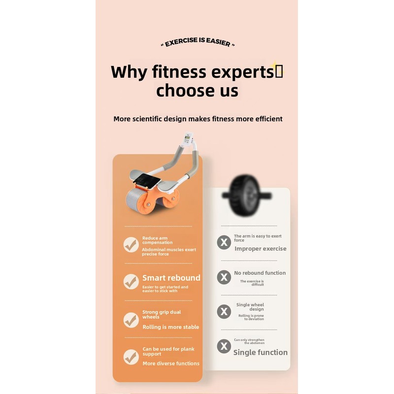 Kółko do ćwiczeń mięśni brzuch – Ab Wheel Roller recenzja i cena
