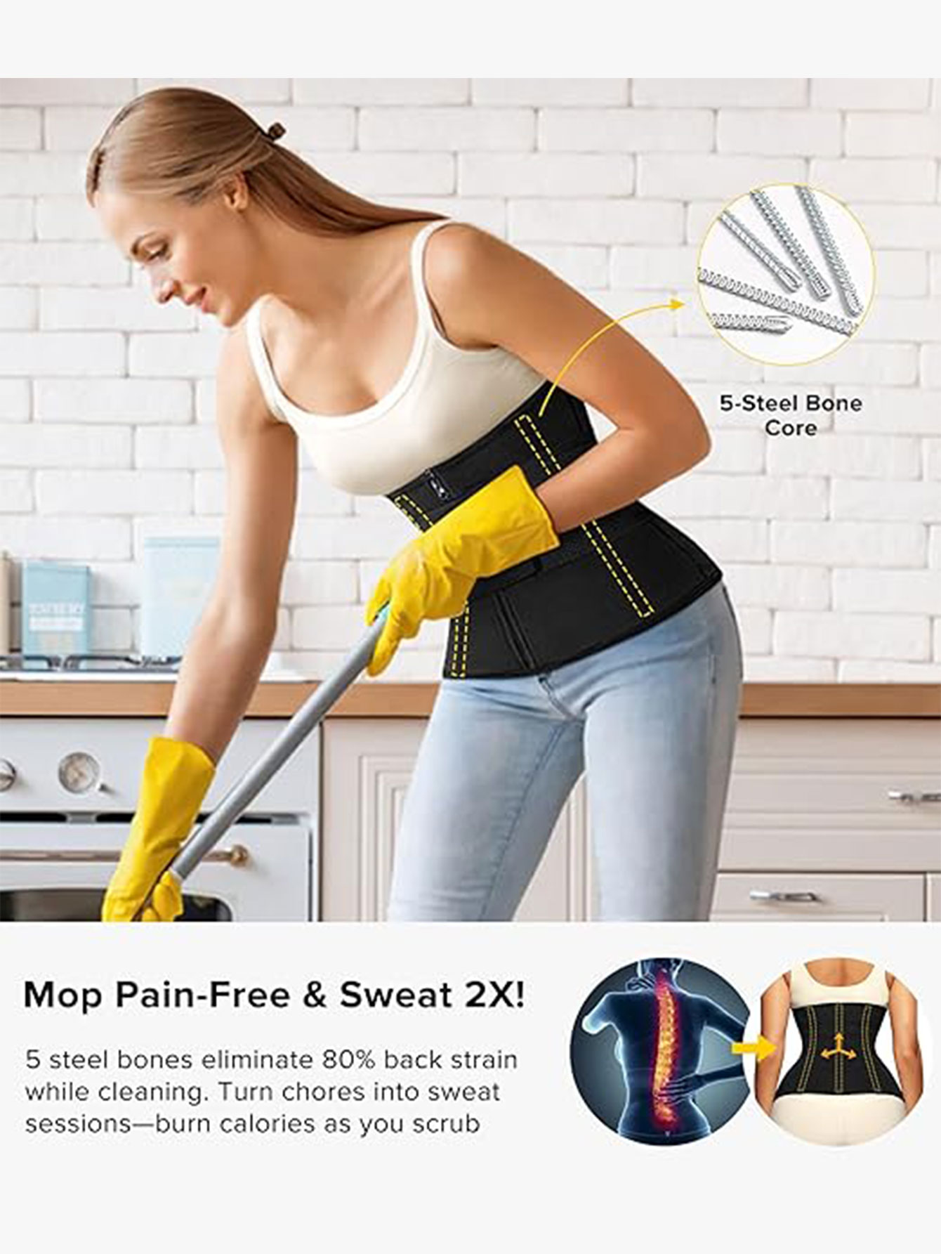 Damski pas wyszczuplający do s – Waist Trainer Women recenzja i cena